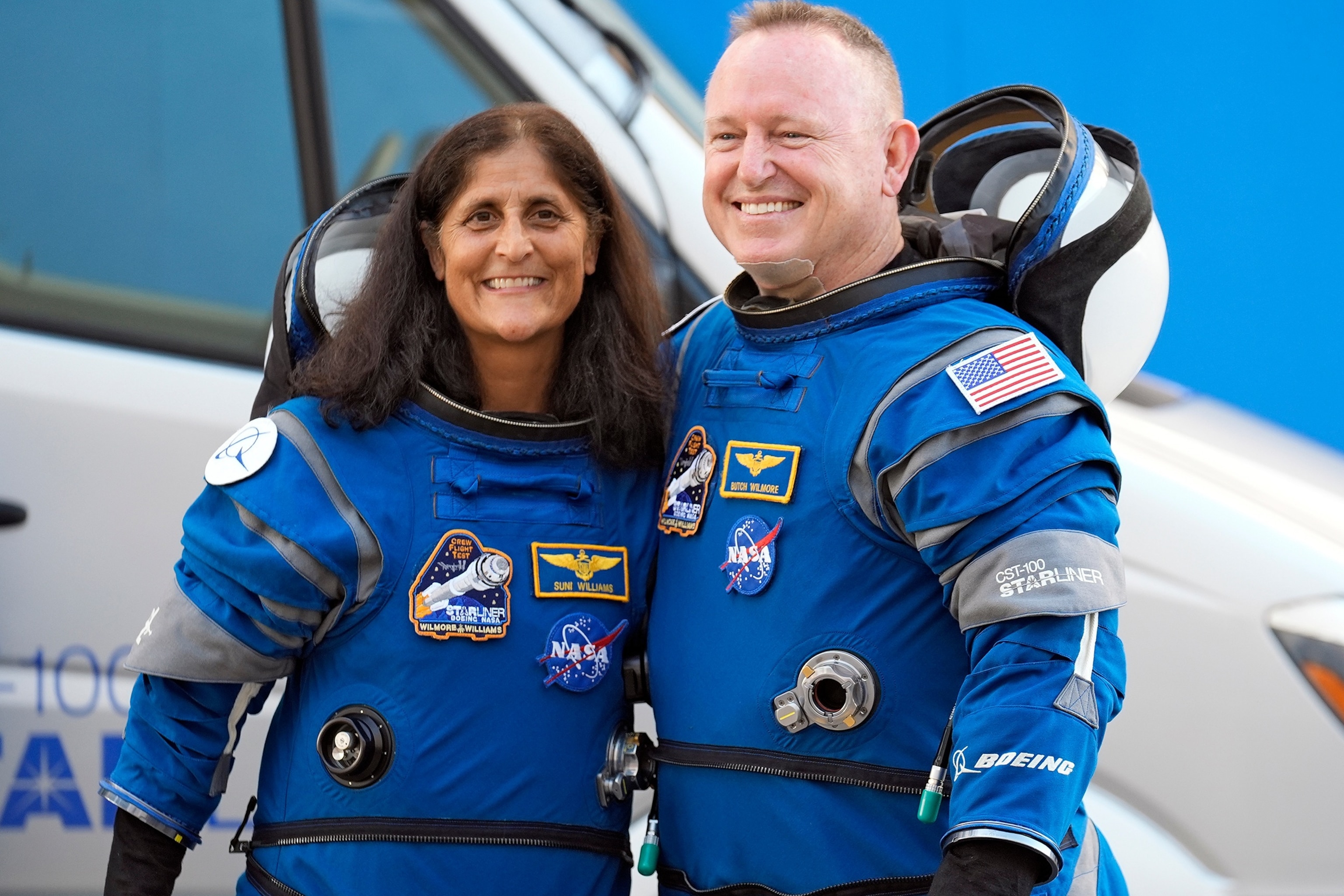 Astronautes Butch Wilmore et Suni Williams