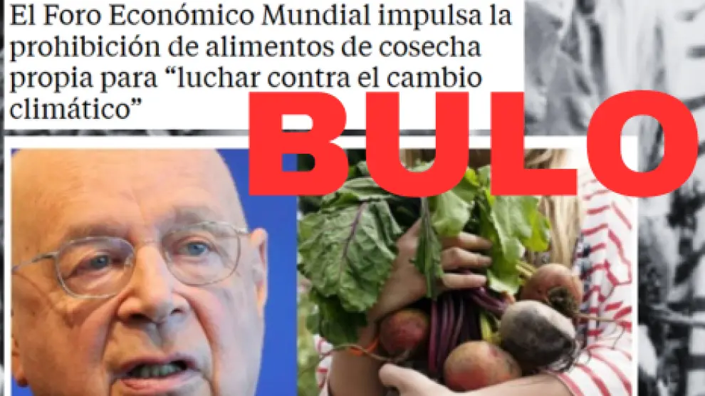 El Foro Económico Mundial no ha pedido prohibir cultivar alimentos en casa para 'luchar contra el cambio climático'