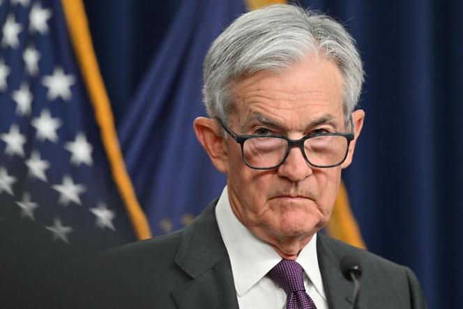 Jerome Powell, le président de la banque centrale américaine, la Fed, le 19 mars 2025, à Washington, aux Etats-Unis.