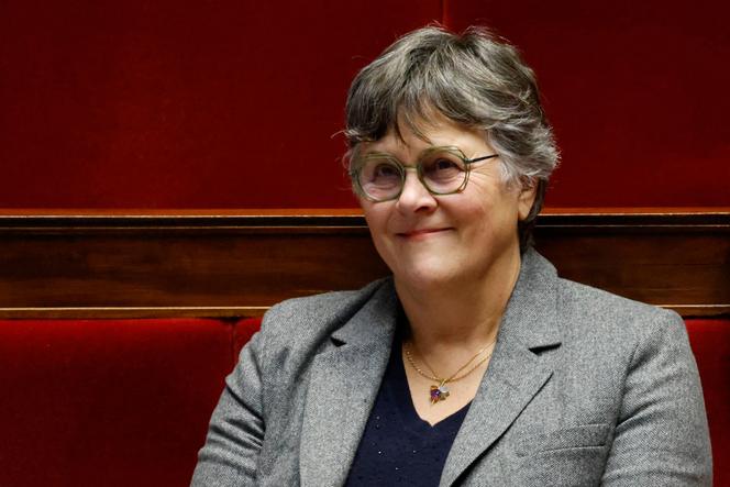 La députée Dominique Voynet, à l’Assemblée nationale, à Paris, le 20 janvier 2025.