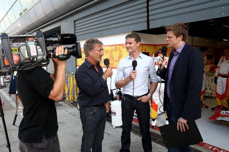 Jake Humphrey et Eddie Jordan