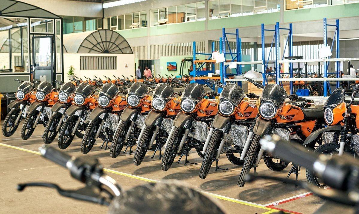 Des motos électriques Roam Air au Kenya.