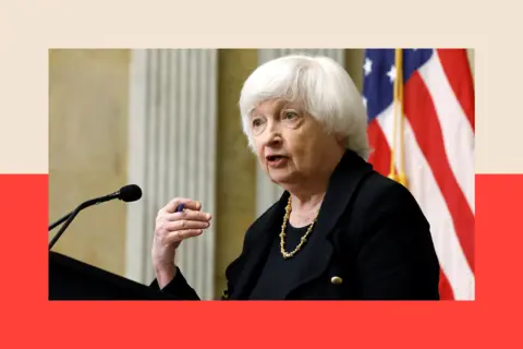 Janet Yellen en conférence de presse
