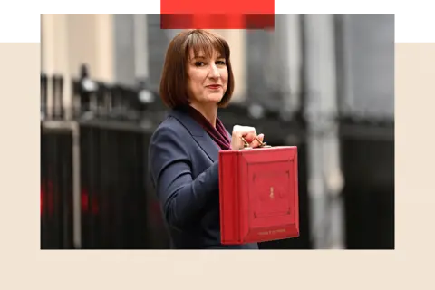 Rachel Reeves avec la boîte budgétaire rouge