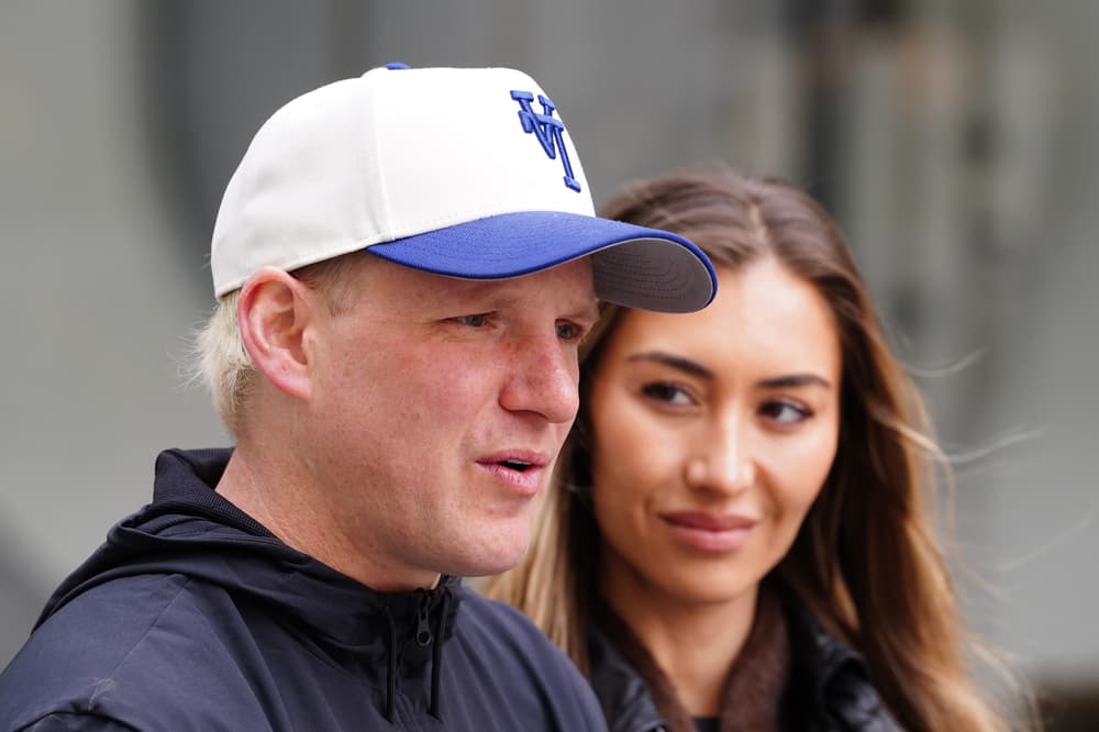 Jamie Laing lors de son défi marathon