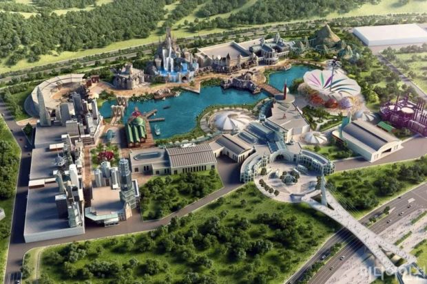 Illustration du plus grand parc d'attractions d'Asie du Sud-Est