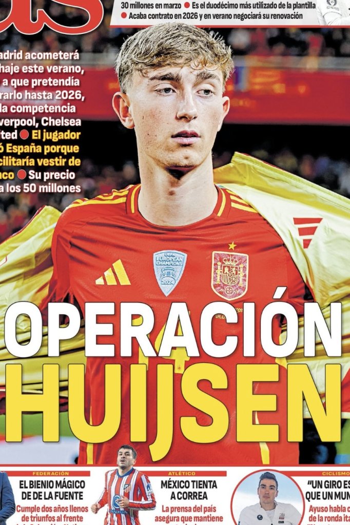 AS Sportkrant sur Dean Huijsen