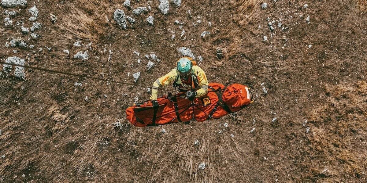 Un intervento del soccorso alpino