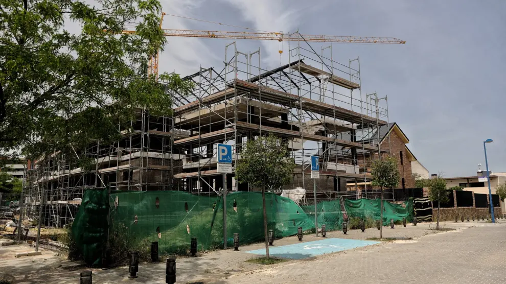 Construction de logements à Madrid