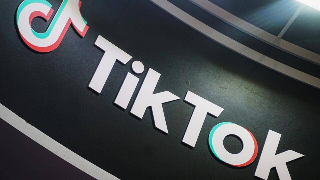 Le logo de TikTok lors d'un évènement à Hangzhou, en Chine, le 5 décembre 2024