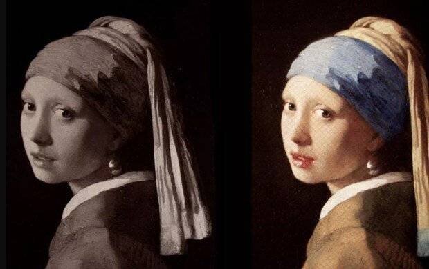 Illusion d'optique de La Fille à la perle