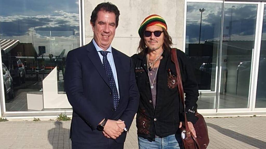 Johnny Depp en Aragón.