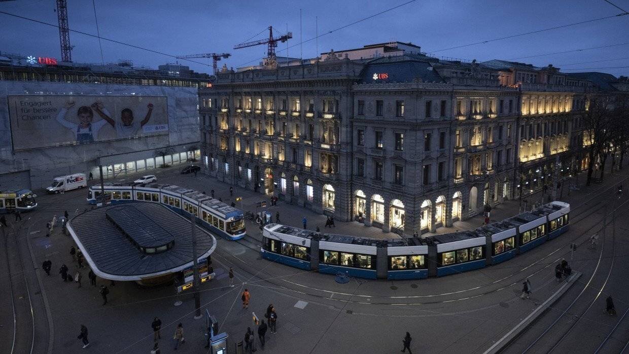 Banken-Hotspot: der Paradeplatz in Zürich