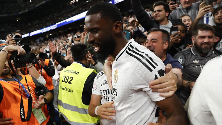 Antonio Rüdiger dans la foule
