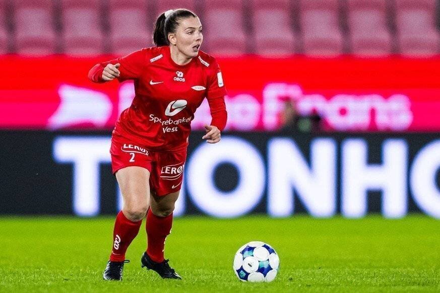 Cecilie Redisch Kvamme lors d'un match de Toppserien