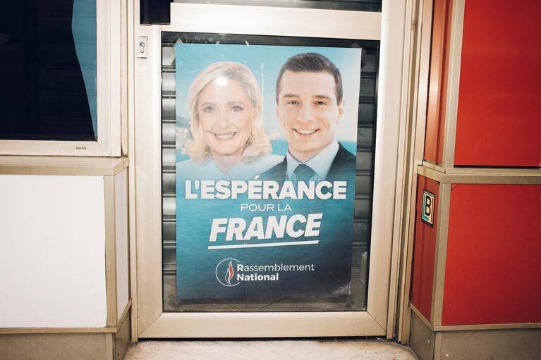 Marine Le Pen en campagne