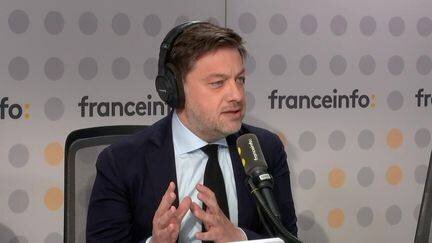 Benoît Payan, maire divers gauche de Marseille, était l'invité de franceinfo soir, le 2 avril 2025. (FRANCEINFO / RADIO FRANCE)