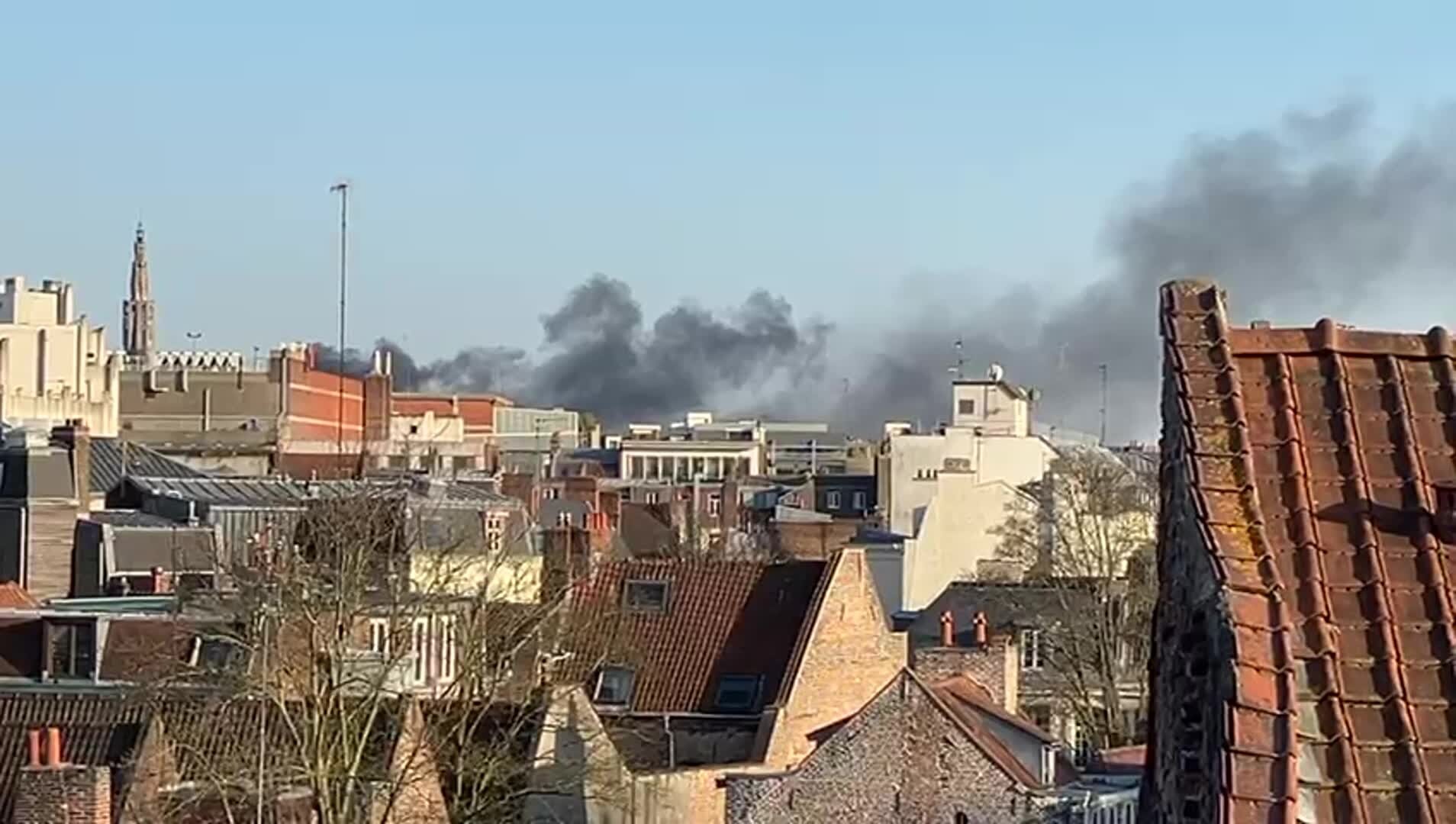 Incendie à Lille