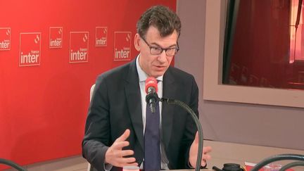 Philippe Baptiste, ministre chargé de l'Enseignement supérieur et de la Recherche. (CAPTURE D'ECRAN / FRANCE INTER)