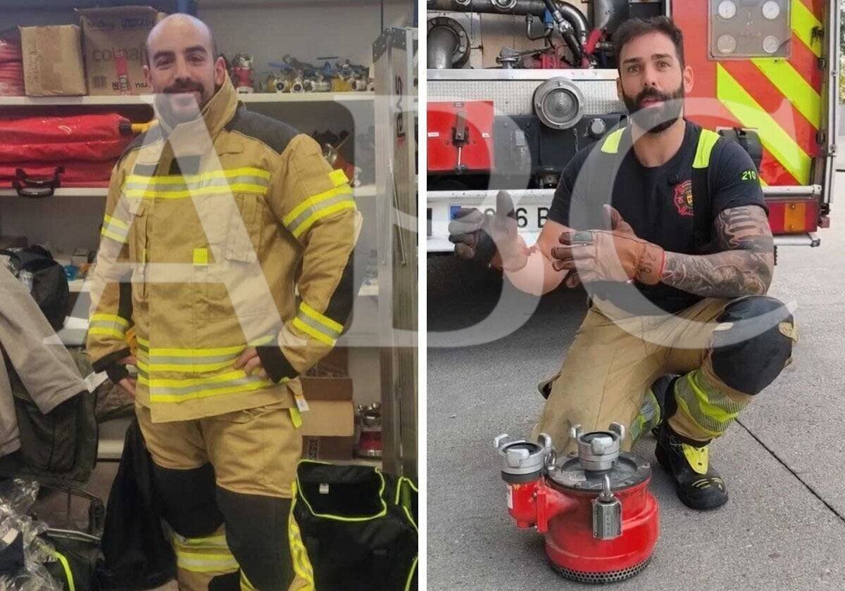 Jesús A., de 34 ans (gauche), et Sergio B., de 27 ans (droite)