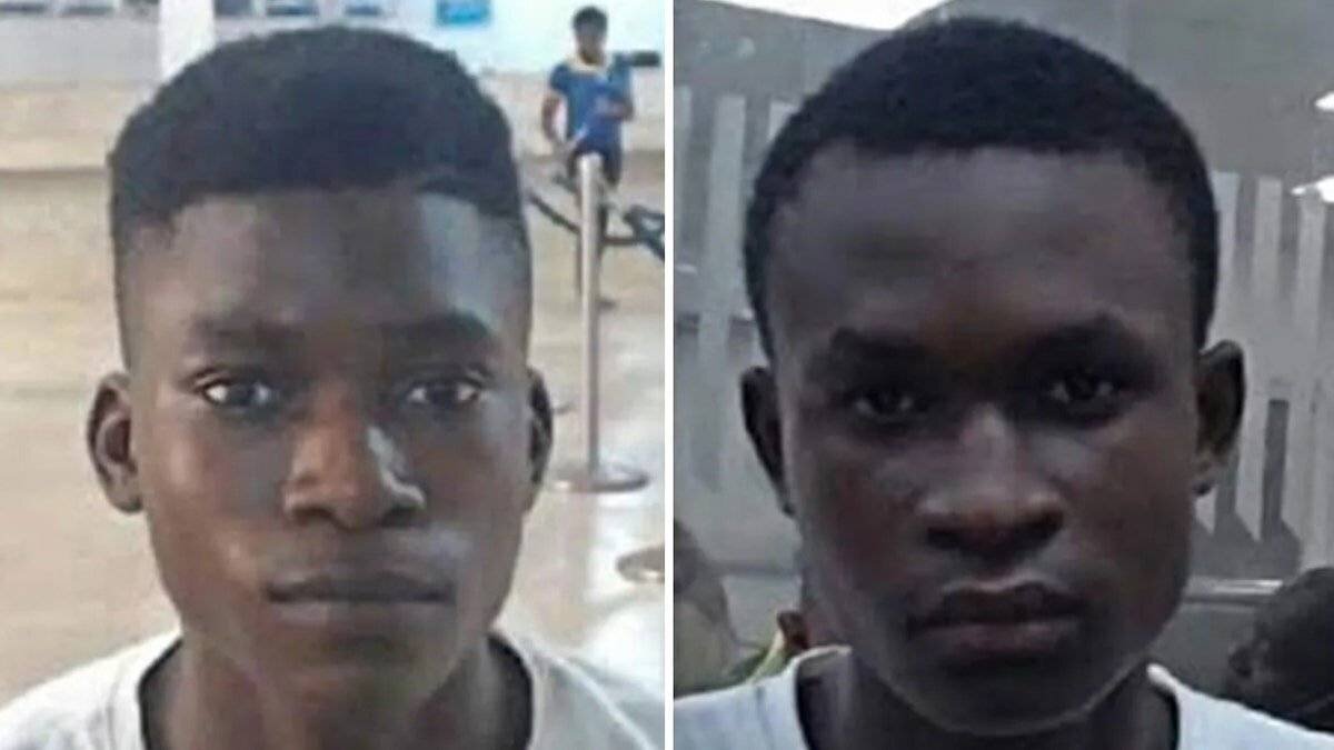 Frères nigérians Samuel et Samson Ogoshi mugshots