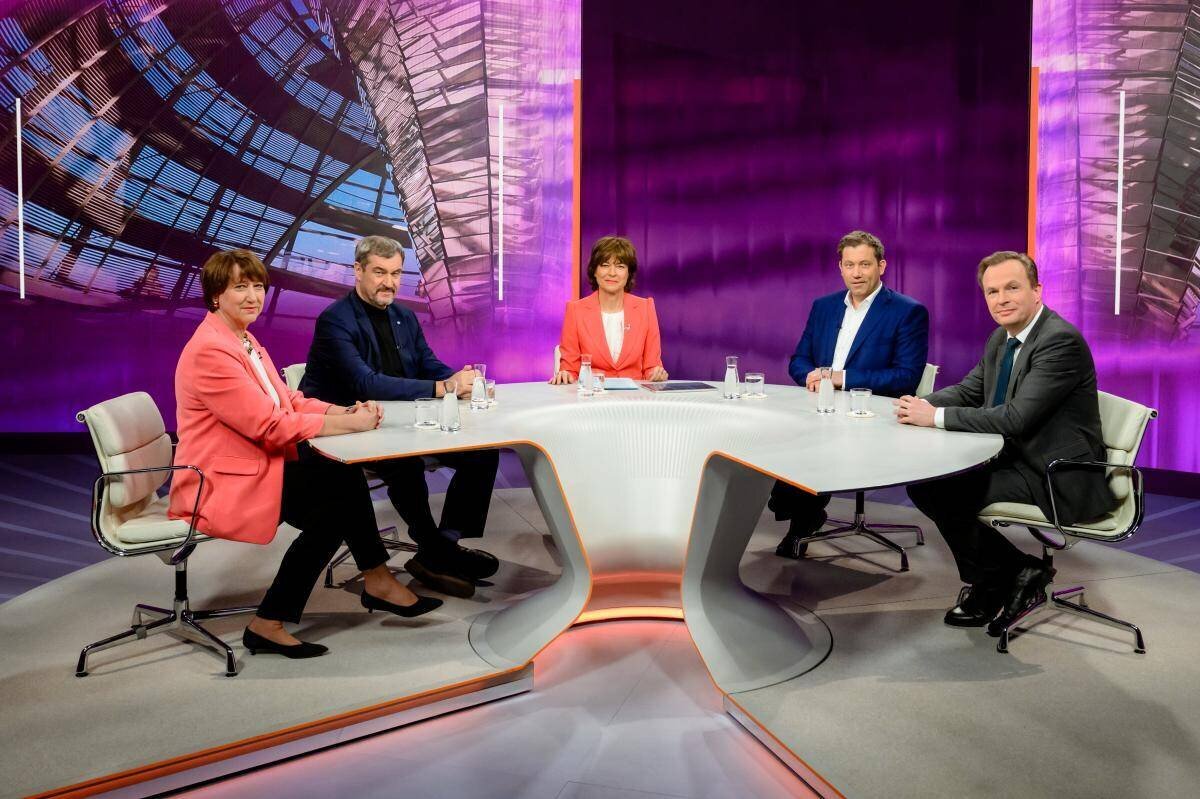 Markus Söder et débatteurs