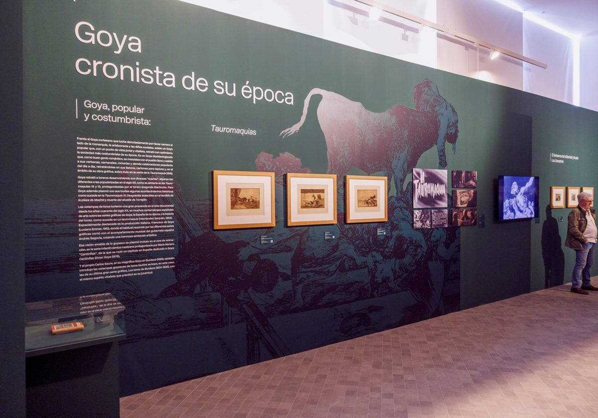 Vue de l'exposition Goya à Zaragoza