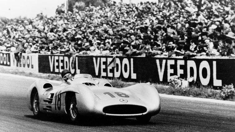 Fangio et le W 196 R