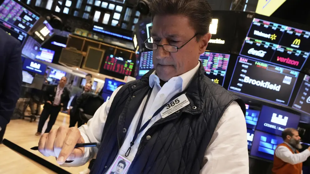 Un opérateur de bourse à Wall Street