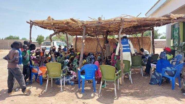 Dans ce district, 70% des bébés ont reçu une première dose de vaccin contre le paludisme en 2024. (SOLENNE LE HEN / FRANCEINFO / RADIO FRANCE)