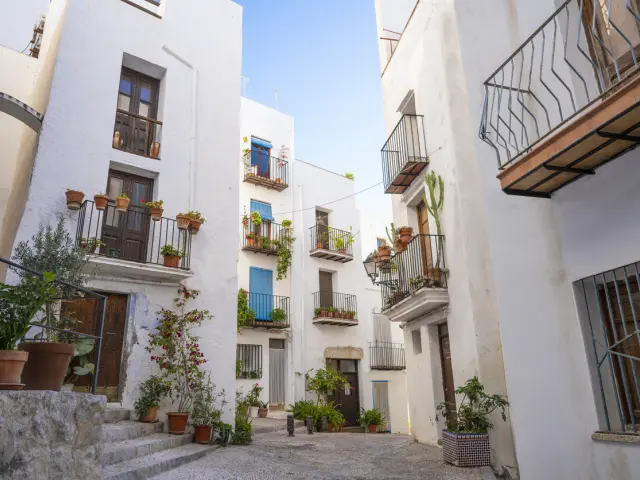 Rue du centre de Peñíscola