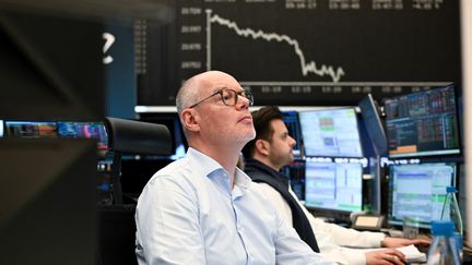 Les opérateurs de marché à Francfort
