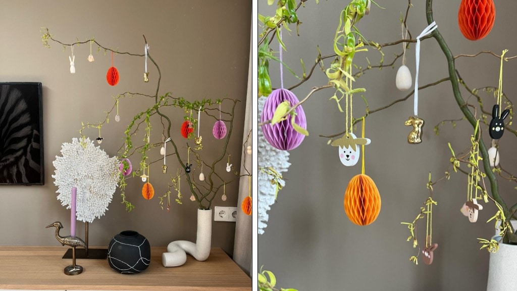 Paastak coloré décoré avec des éléments variés