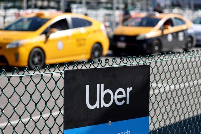 Objets oubliés dans Ubers en 2023