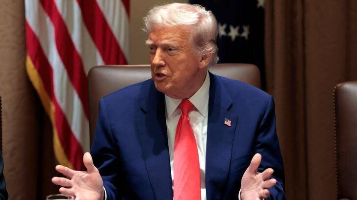 Donald Trump en Conseil des ministres.