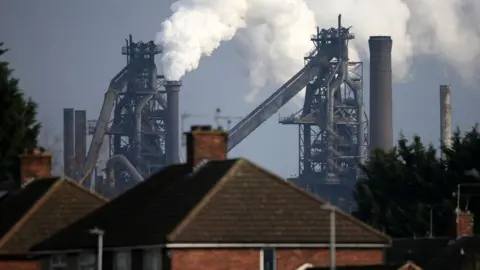 Une usine de British Steel à Scunthorpe