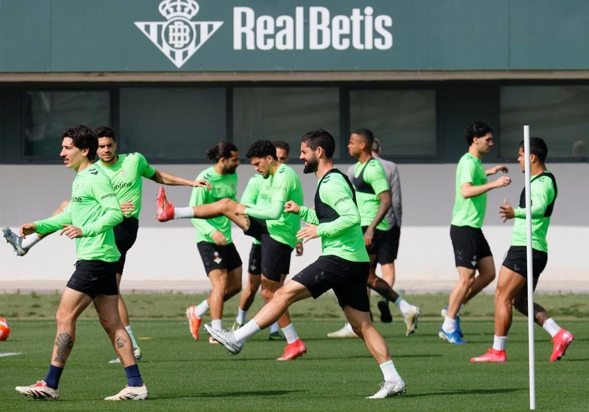 Isco en séance d'entraînement