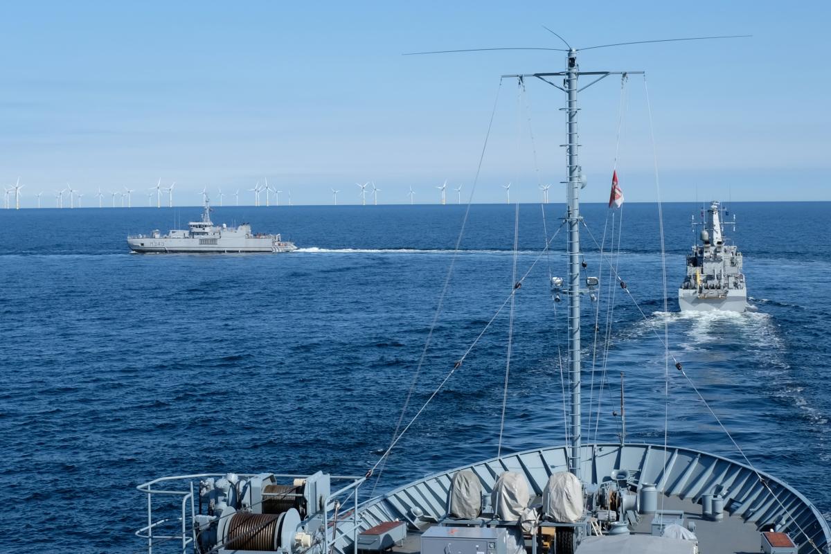 Exercice de minage en mer Baltique