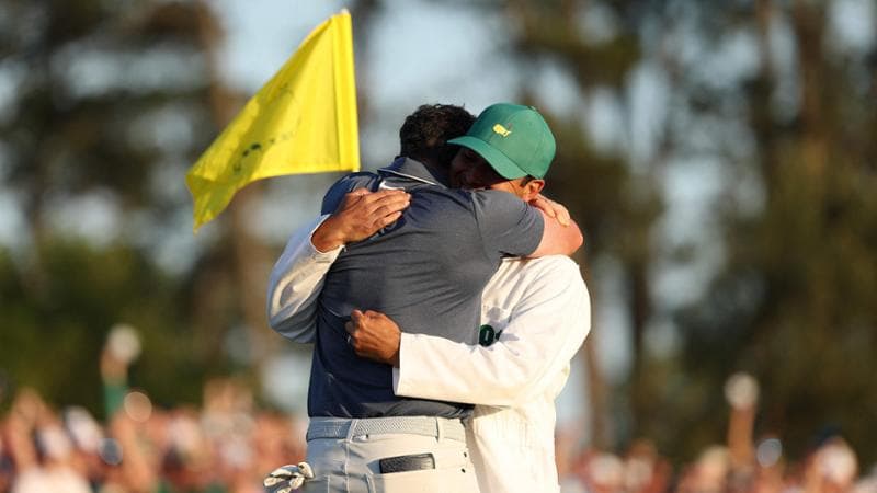 Célébration de Rory McIlroy après sa victoire