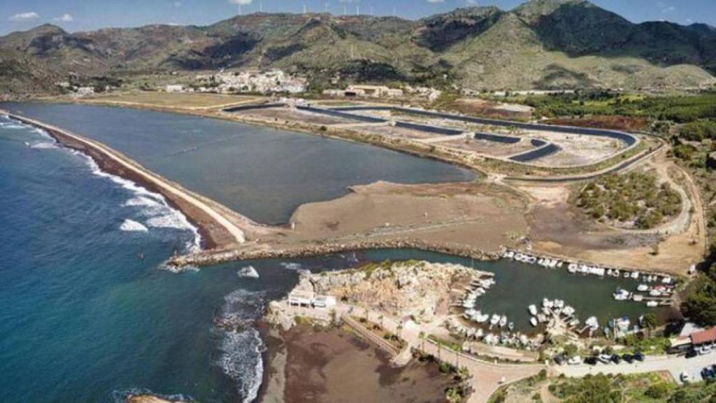 État actuel de la Bahía de Portmán.