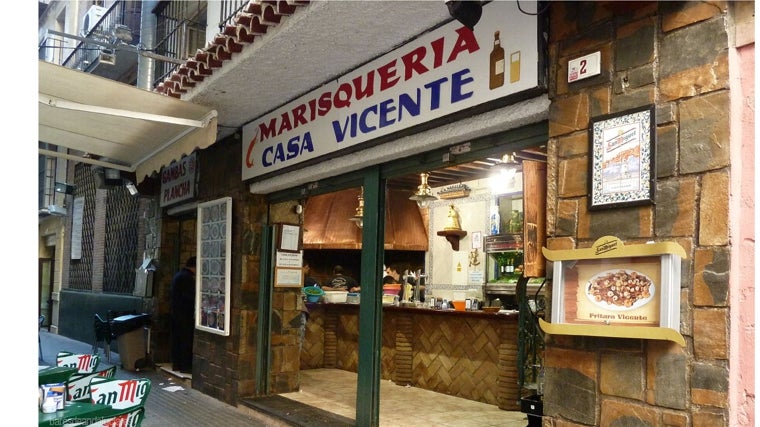 Marisquería Casa Vicente à Málaga.
