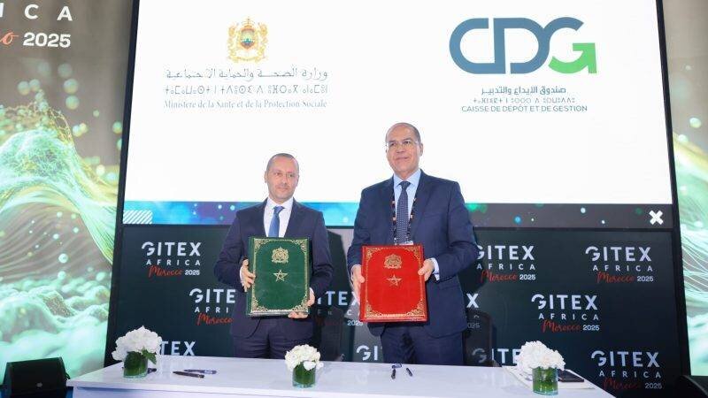 Signature partenariat stratégique CDG et ministère de la Santé