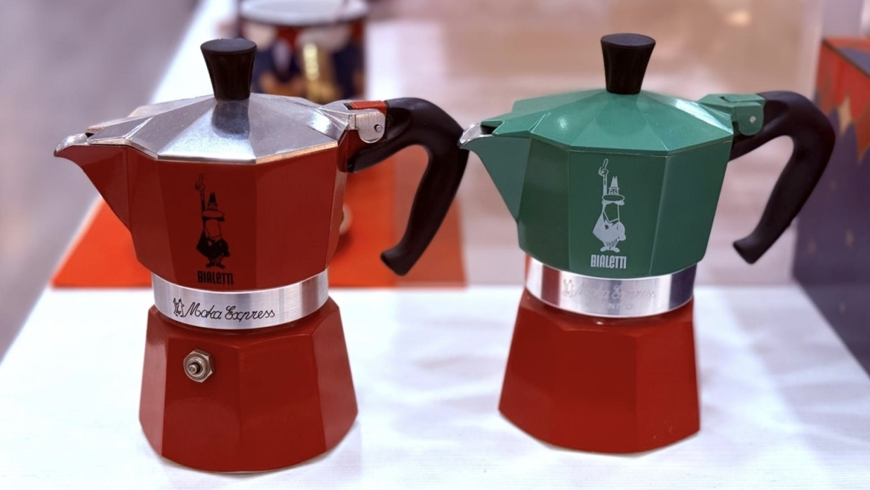 La marque italienne traditionnelle Bialetti est connue pour ses cafetières expresso