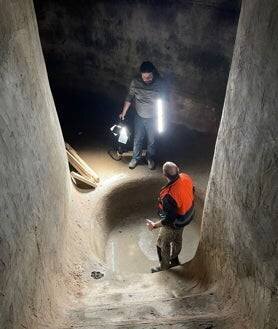 Vestiges archéologiques découverts sous la basilique du Saint-Sépulcre