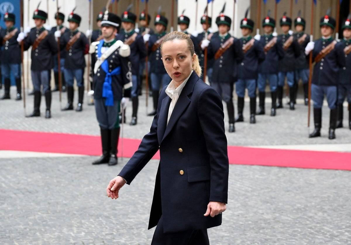La Première ministre italienne, Giorgia Meloni, à Rome