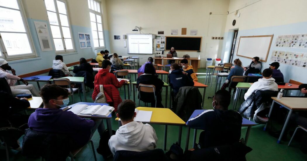 Classe d'école en Italie