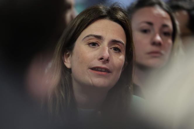 Marine Tondelier en visite au Salon de l’agriculture, à Paris, le 25 février 2025.