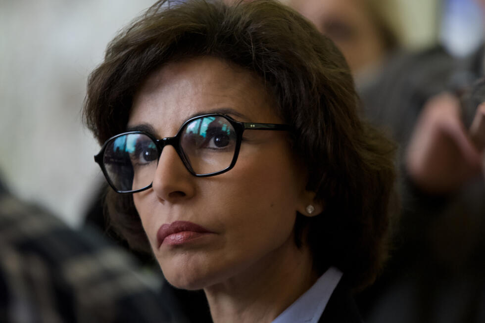 La ministre de la Culture Rachida Dati à Bourges le 16 avril 2025