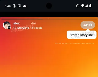 Instagram Storyline