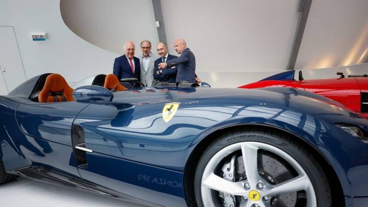 Ferrari exposée à Saragosse